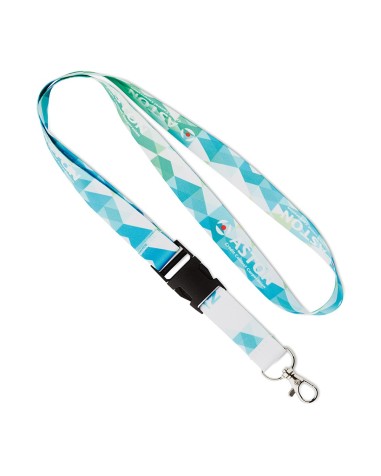 Personalized lanyard with buckle