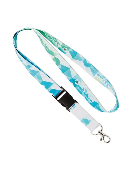 Personalized lanyard with buckle