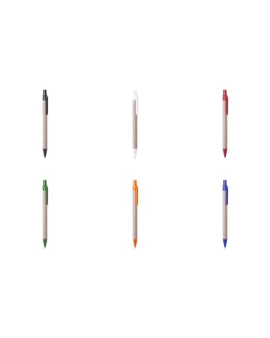 Recycled cardboard pen with... Recycled cardboard pen with...
