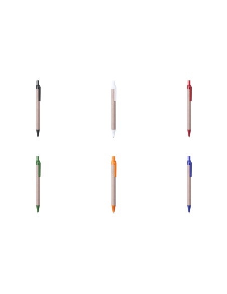 Recycled cardboard pen with compostable details - Vatum