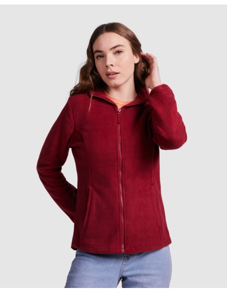 Women's fleece jacket with zip, 100% polyester, 300g/m2 - ARTIC WOMAN ROLY