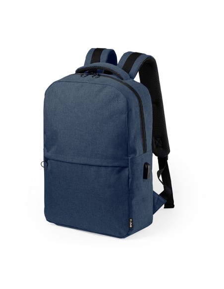 Recycled RPET backpack with pockets for 10" tablet and 15" laptop - Konor