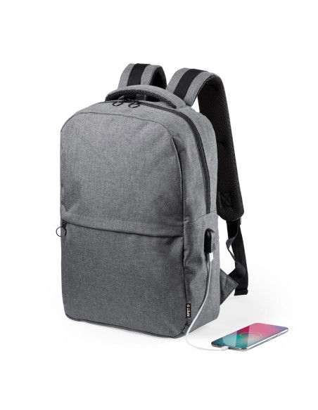 Motxilla RPET reciclat butxaca tablet 10" i portàtil 15" - Konor