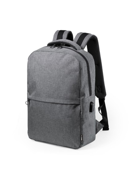 Mochila RPET reciclado bolsillos tablet  10" y portátil 15" - Konor