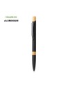 Rubberized aluminum and bamboo pen -... Rubberized aluminum and bamboo pen -...