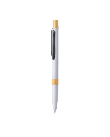 Rubberized aluminum and bamboo pen -... Rubberized aluminum and bamboo pen -...