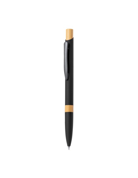 Rubberized aluminum and bamboo pen - Lantasker