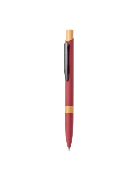 Rubberized aluminum and bamboo pen - Lantasker