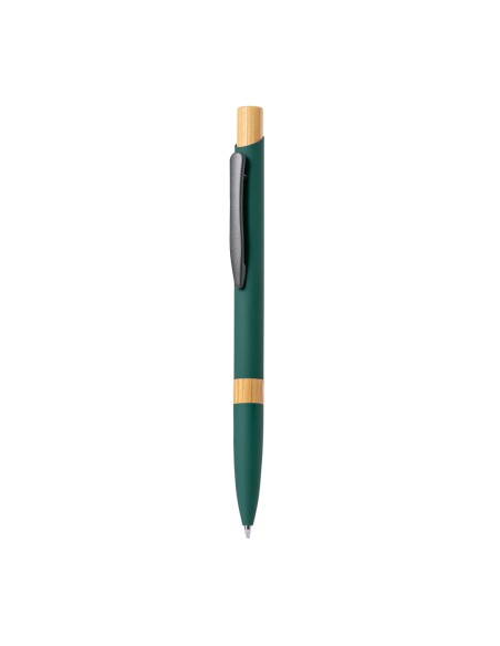 Rubberized aluminum and bamboo pen - Lantasker