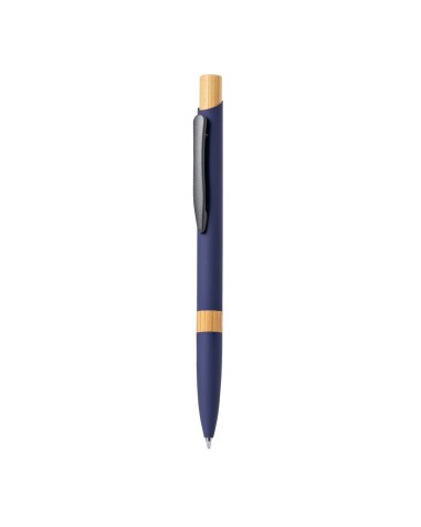 Rubberized aluminum and bamboo pen -... Rubberized aluminum and bamboo pen -...