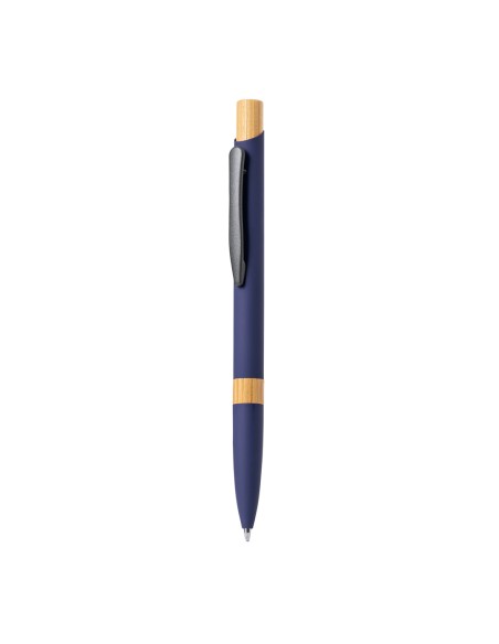 Rubberized aluminum and bamboo pen - Lantasker