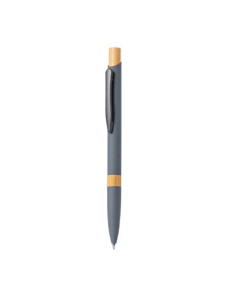 Rubberized aluminum and bamboo pen - Lantasker
