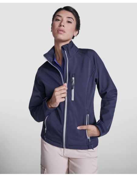 Chaqueta softshell cremallera a contraste  - ANTARTIDA WOMAN ROLY
