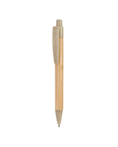 Bamboo pen with wheat fiber and ABS...