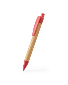 Stylo en bambou avec fibre de blé et détails en ABS - Stoa