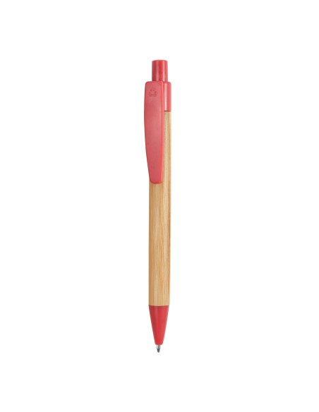 Bamboo pen with wheat fiber and ABS details - Stoa