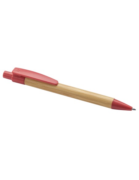 Stylo en bambou avec fibre de blé et détails en ABS - Stoa