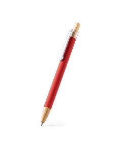 Metal pen with bamboo...