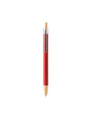 Metal pen with bamboo details - Silma Metal pen with bamboo details - Silma
