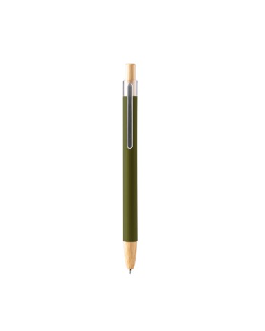 Metal pen with bamboo details - Silma Metal pen with bamboo details - Silma