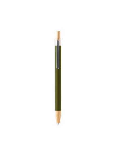 Metal pen with bamboo details - Silma