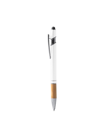 Metal Ballpoint Pen with Bamboo Grip... Metal Ballpoint Pen with Bamboo Grip...