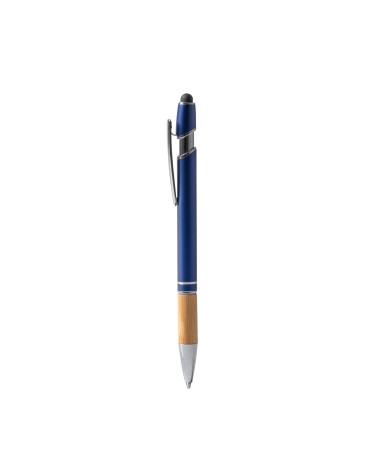 Metal Ballpoint Pen with Bamboo Grip... Metal Ballpoint Pen with Bamboo Grip...