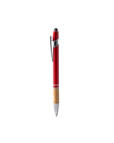 Metal Ballpoint Pen with Bamboo Grip... Metal Ballpoint Pen with Bamboo Grip...