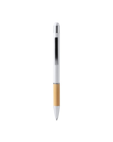 Metal ballpoint pen with bamboo body... Metal ballpoint pen with bamboo body...