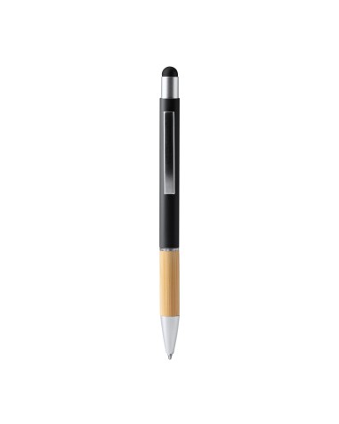 Metal ballpoint pen with bamboo body... Metal ballpoint pen with bamboo body...