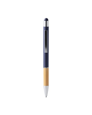 Metal ballpoint pen with bamboo body... Metal ballpoint pen with bamboo body...
