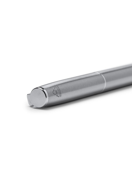 Bolígraf d'acer inoxidable reciclat en caixa presentació - Lois