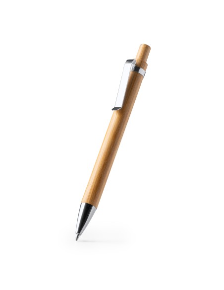 Stylo à bille avec corps en bambou - BAMBIK
