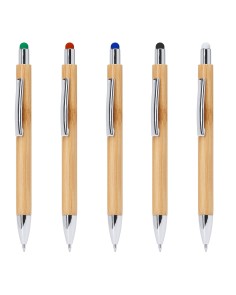 Bamboo pen with colored... 2