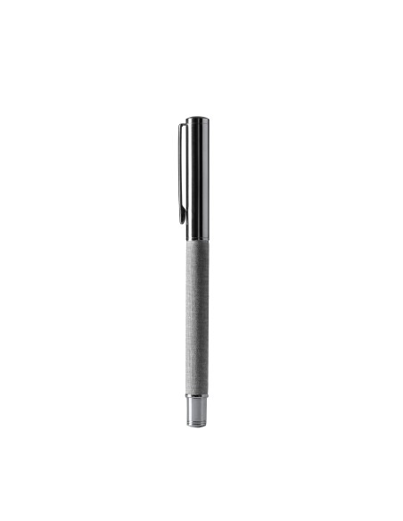 Rollerball pen with metal barrel and recycled polyester - LOMOX
