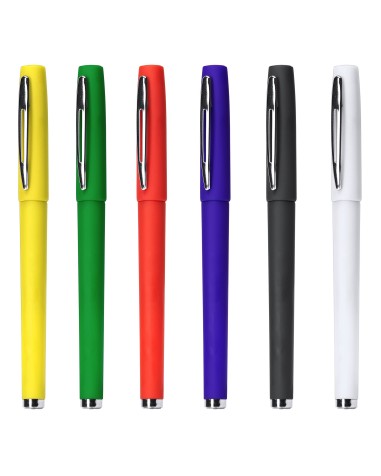 Customised rubber finished roller pen... Customised rubber finished roller pen...