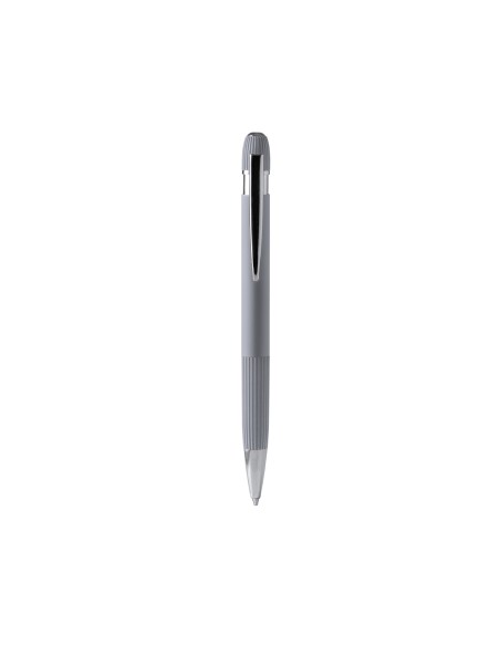 Recycled aluminum ballpoint pen with rubber touch and touch pointer - ENDRIK