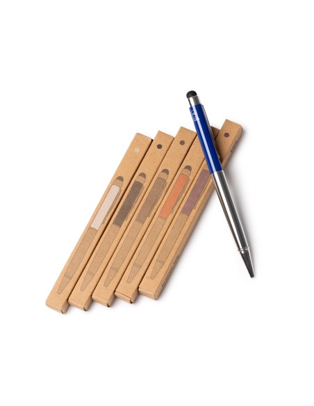 Stylo en aluminium recyclé avec pointeur tactile - BRAVOS