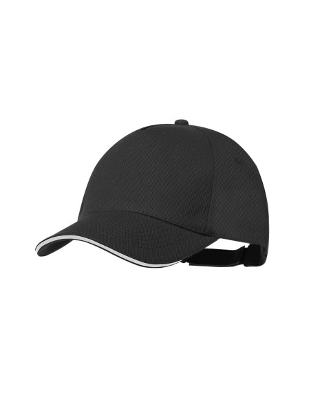 Gorra 5 panells de Poliester RPET - Sandrok