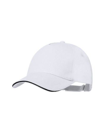 Casquette 5 panneaux en polyester RPET - Sandrok