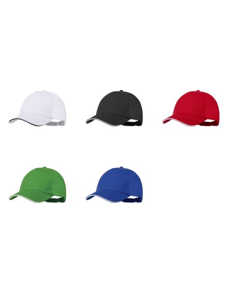 Gorra 5 panells de Poliester RPET - Sandrok