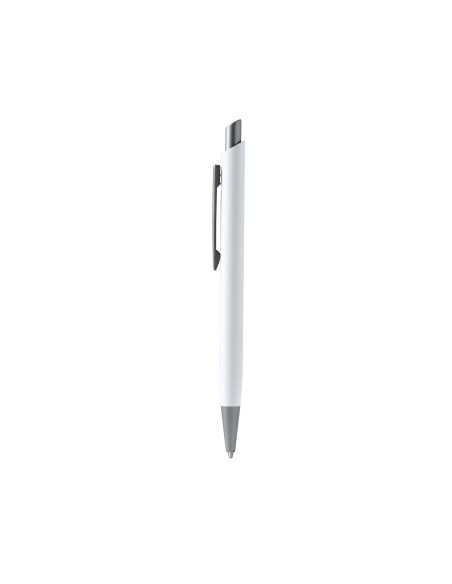 Recycled aluminum ballpoint pen with matte finish - TORY