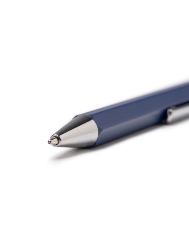 Hexagonal metal ballpoint pen with... Hexagonal metal ballpoint pen with...