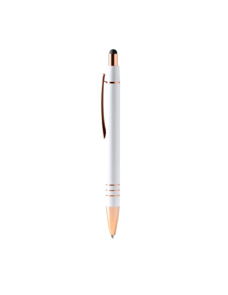 Metal body ballpoint pen with touch pointer - LEIVA