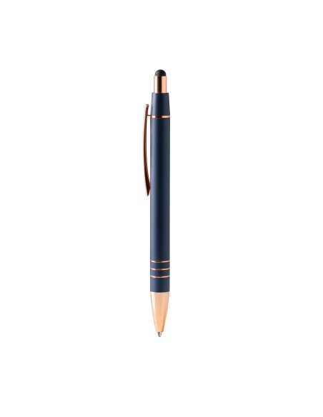 Metal body ballpoint pen with touch pointer - LEIVA