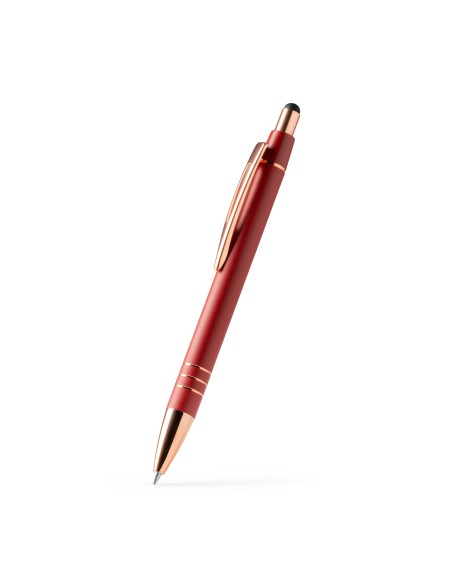 Metal body ballpoint pen with touch pointer - LEIVA