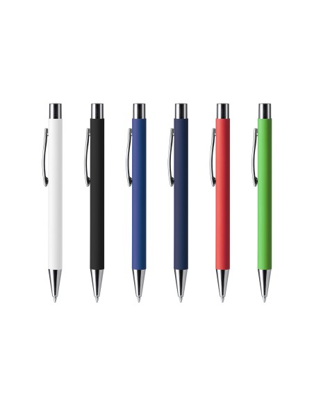 Metal push button pen - DOVER