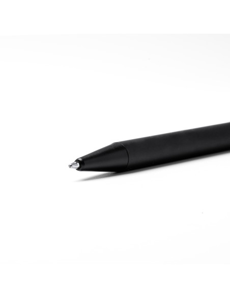 Metal ballpoint pen with rubber finish and touch pointer - ZAGREB