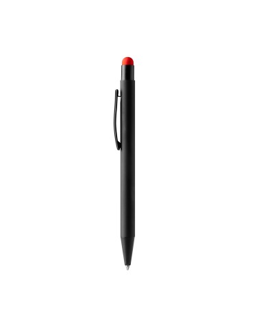 Metal ballpoint pen with rubber... Metal ballpoint pen with rubber...