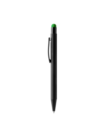 Metal ballpoint pen with rubber... Metal ballpoint pen with rubber...